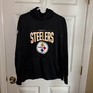 🏈 Pittsburgh Steelers Nike Dri-FIT Hoodie - Black Large 👕🎉